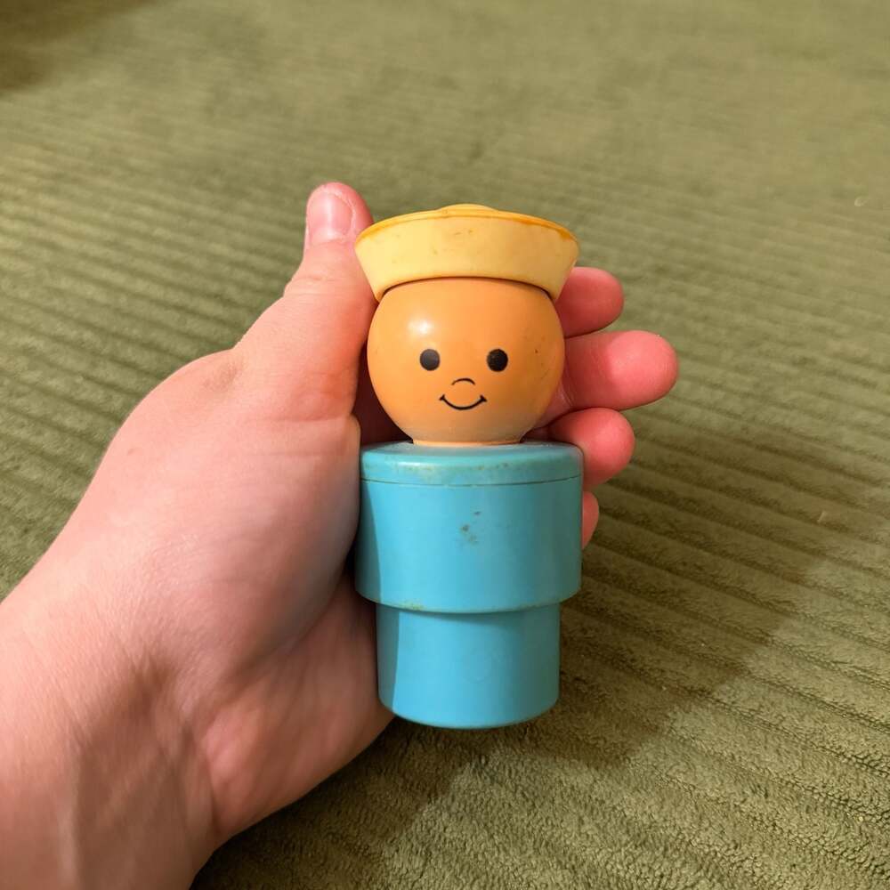 Vintage 1974 Fisher-Price Little People Jumbo Sailor Figure